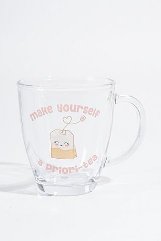Script Glass Mug, 320ml