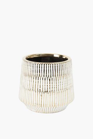 Antique Ceramic Planter, 10x14cm