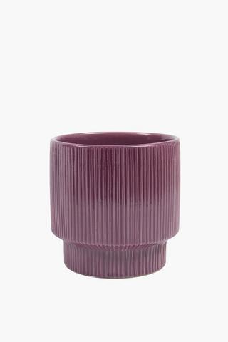Pin Stripe Planter, 12x14cm