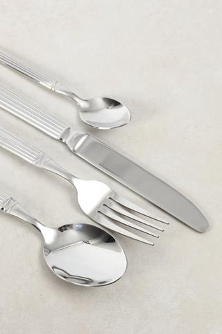 16 Piece Fluted Cutlery Set