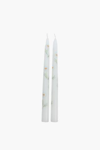 Colab Coralbloom 2 Pack Dinner Candles