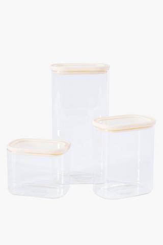 Small Glass Silicone Jar