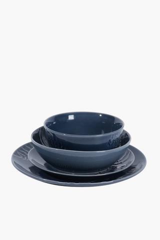 Embroidered Flower Soup Bowl