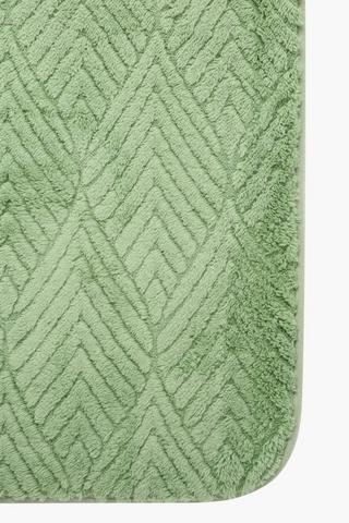 2 Piece Petal Foam Bath Mat Set