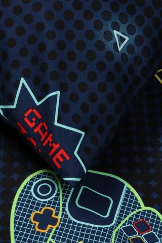 Winter Soft Touch Brushed Bright Gamer Fitted Sheet