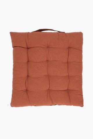 Plain Cotton Chairpad, 40x40cm