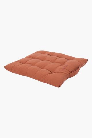 Plain Cotton Chairpad, 40x40cm
