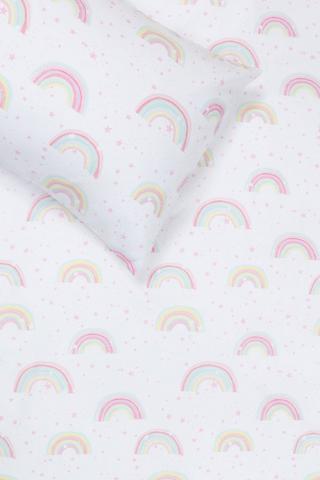Winter Soft Touch Madera Ditsy Rainbow Fitted Sheet