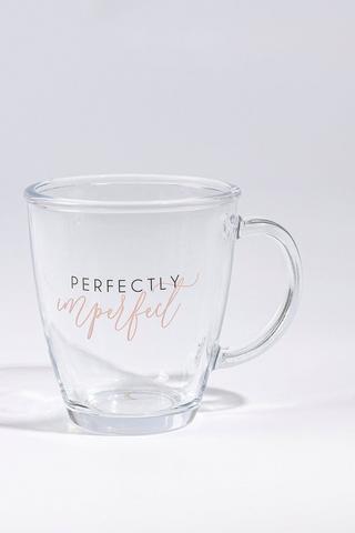 Script Glass Mug. 320ml