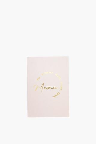 A4 Mama Notebook