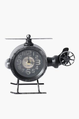 Helicopter Novelty Clock, 23cm