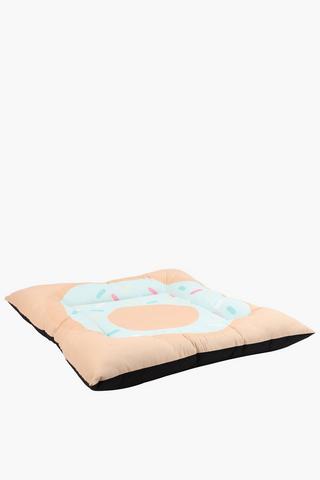 Tracy Donut Square Pet Sleeper, 90x90cm