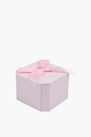 Octagon Bow Gift Box Small