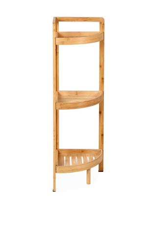 Bamboo 3-tier Corner Shelf