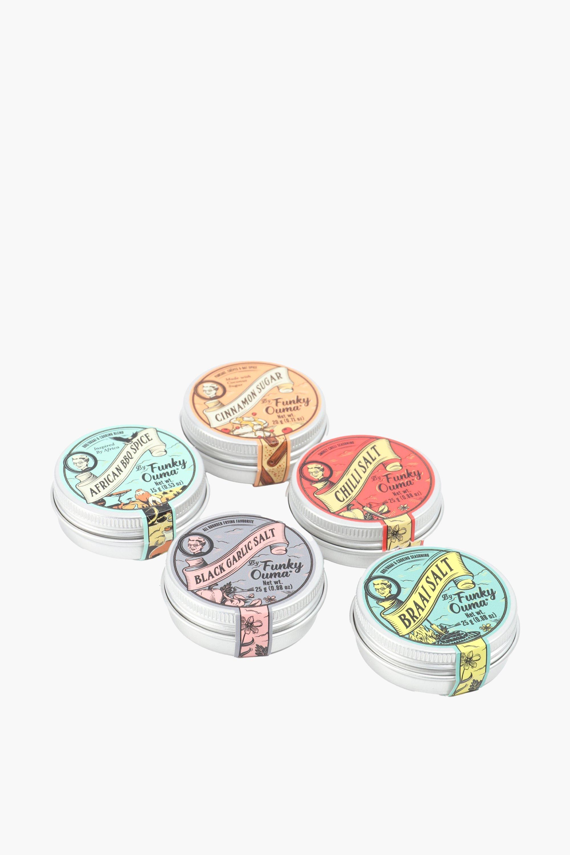 5 Pack Assorted Mini Spices