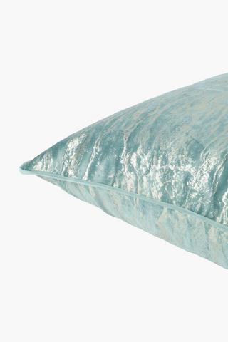 Velvet Parma Fleck Feather Filled Scatter Cushion, 60x60cm