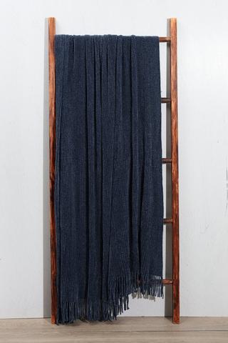 Chenille Ribbed Throw, 140x180cm