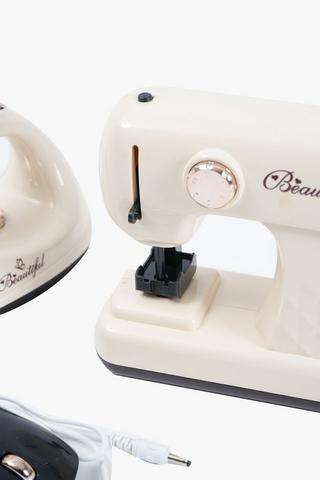 Sewing Machine And Iron Set