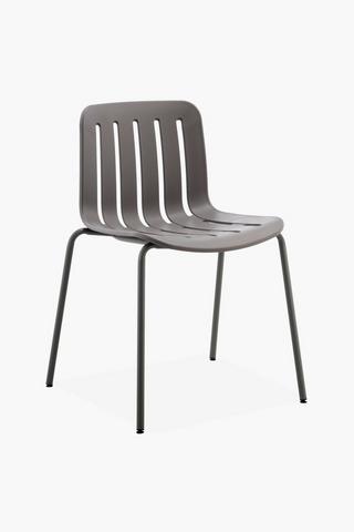 Rich Slatted Dining Chair