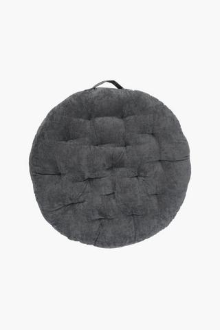 Corduroy Floor Cushion Round, 60cm