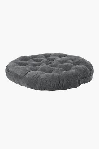 Corduroy Floor Cushion Round, 60cm