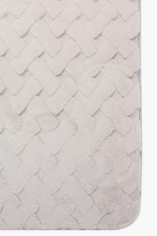 2 Piece Petal Foam Bath Mat Set