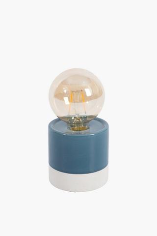 Atlanta Ceramic Lamp, 8x17cm