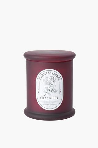 Cranberry Glass Candle, 114g