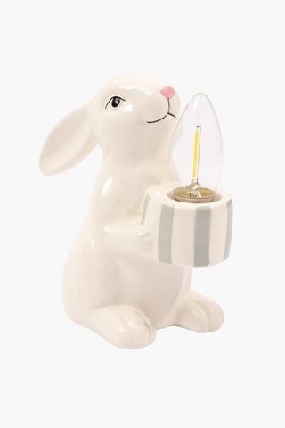 Novelty Bunny Lamp, 15x17cm