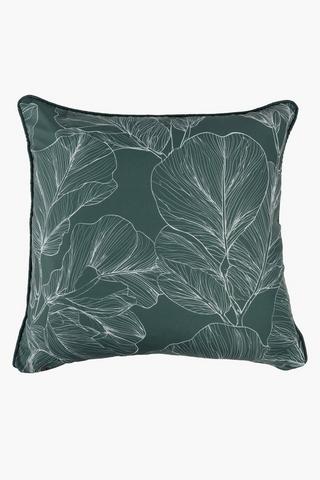 Ultra Violet Fiddle Leaf Scatter Cushion, 60x60cm