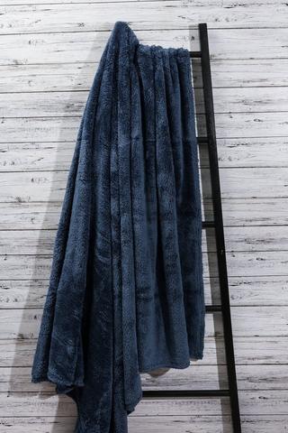 Long Pile Plain Blanket, 180x200cm
