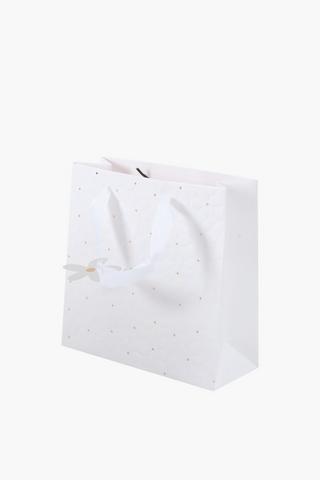 Embossed Flower Gift Bag Small