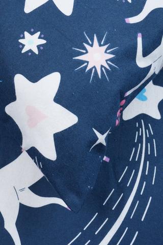 Winter Brushed Cotton Gia Unicorn Pillow Case