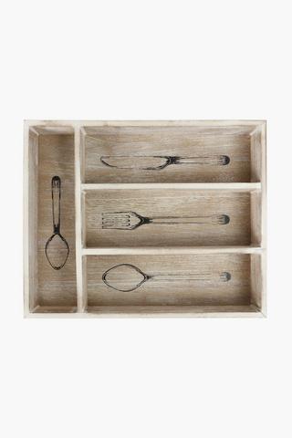 Farmhouse Cutlery Tray