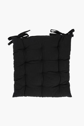 Plain Cotton Chair Pad, 40x40cm