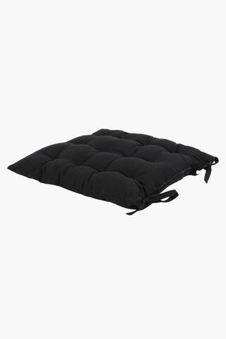 Plain Cotton Chair Pad, 40x40cm