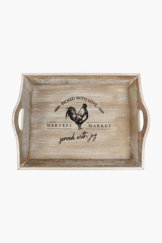Farm House Wooden Tray