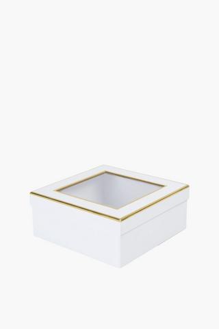 Window Gift Box Medium, L24xw24xh10cm