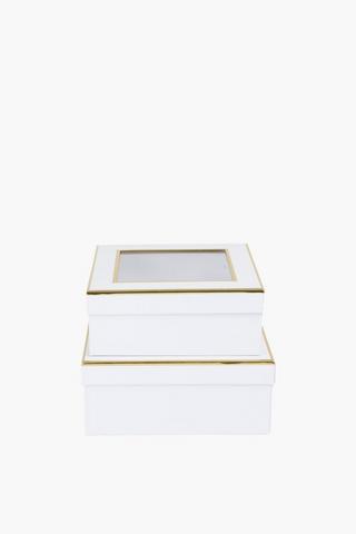 Window Gift Box Medium, L24xw24xh10cm