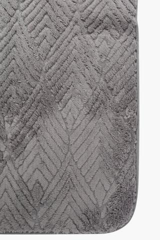 2 Piece Petal Foam Bath Mat Set
