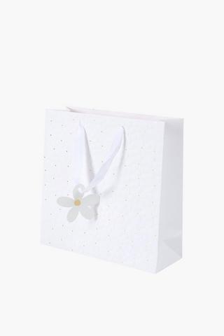 Embossed Flower Gift Bag Extra Small
