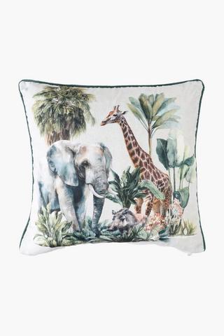 Ultra Voilet Animals Scatter Cushion, 60x60cm