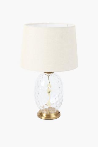 Dimple Glass Lamp Set, E14