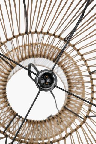 Namibia Woven Quad Standing Lamp Set, B22