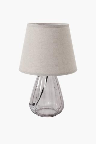 Ribbed Glass Lamp Set, E14