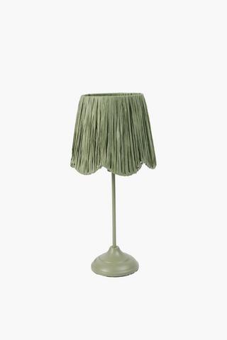 Raffia Metal Lamp Set, E14