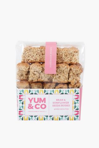 Yum And Co Seeds And Bran Rusks, 400g