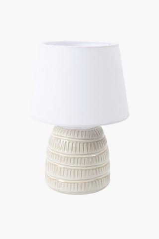 Stripe Ceramic Lamp Set, E14