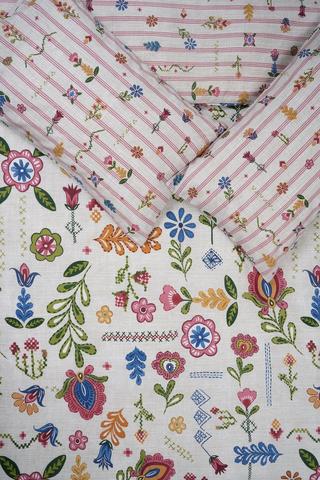 Polycotton Haltia Reversible Duvet Cover Set