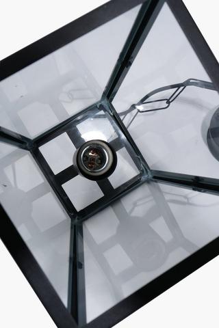 Metal And Glass Hanging Pendant, E27